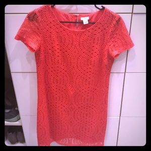 J. Crew coral dress